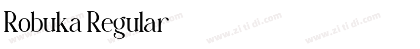 Robuka Regular字体转换